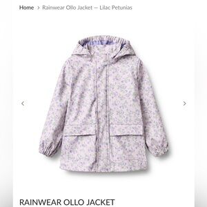 Wheat RAINWEAR OLLO JACKET Floral Kids Jacket